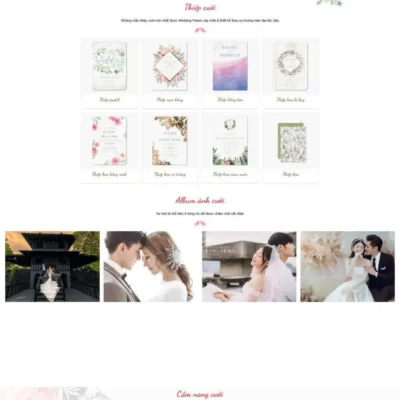 Theme wordpress studio áo cưới 3 giá rẻ