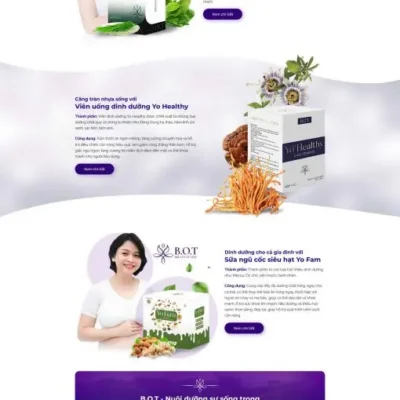 Theme wordpress thực phẩm chức năng 6 giá rẻ