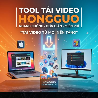 Tool Tải Video Phim Ngắn Hồng Quả (Hongguo) 1-Click - Sạch Watermark 1080p